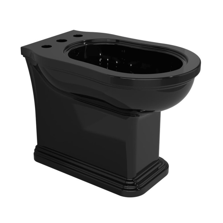 Биде Flaminia Efi Nero Напольный 36x56x42 см, EF217NER