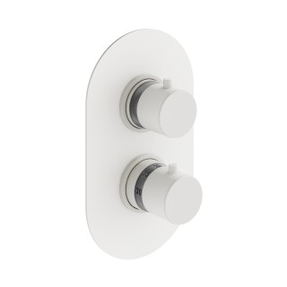 Plumberia Selection IXO Смеситель для душа с термостатом на 3 выхода белый матовый