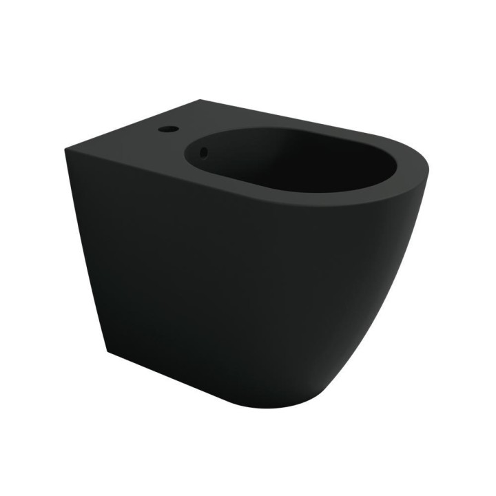 Биде Flaminia Link черное Carbone 36x56 см, LK217CAR