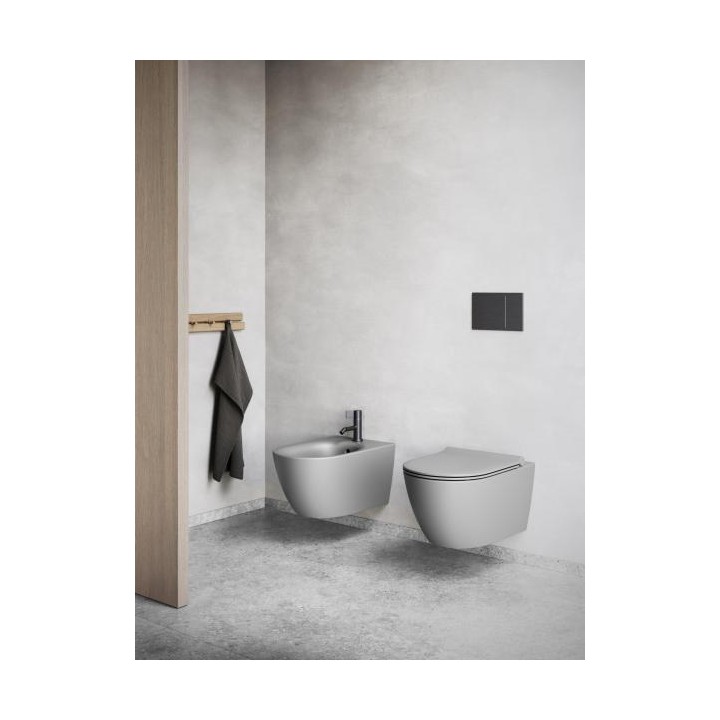 Подвесное биде Catalano Sfera Cemento Satinato, 0518551023