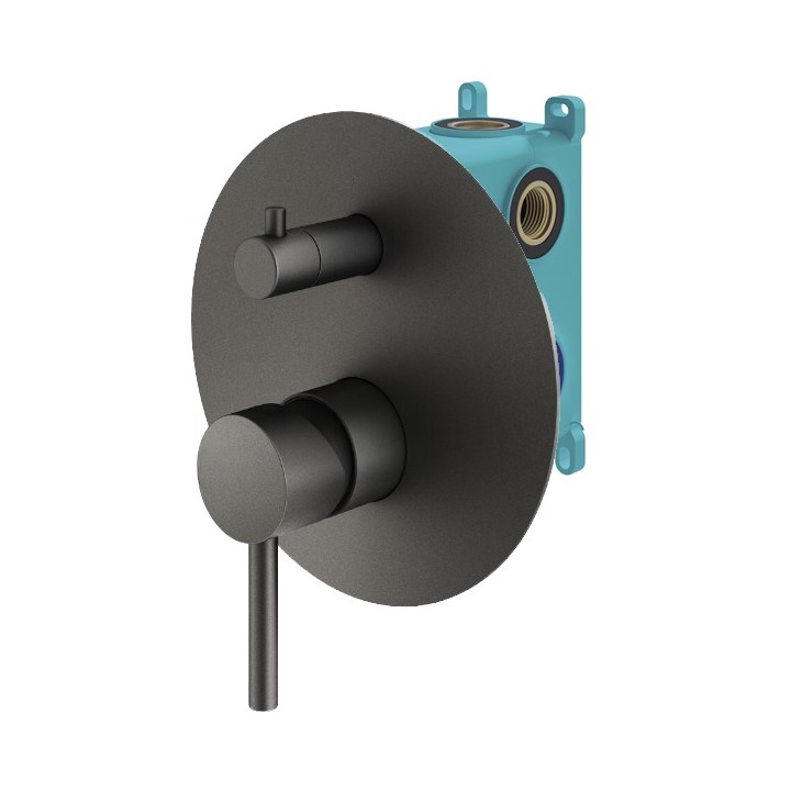 Смеситель для душа Plumberia Selection IXO графит матовый, KIT1901GR