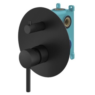 Plumberia Selection IXO Смеситель для душа на 2-3 выхода черный матовый