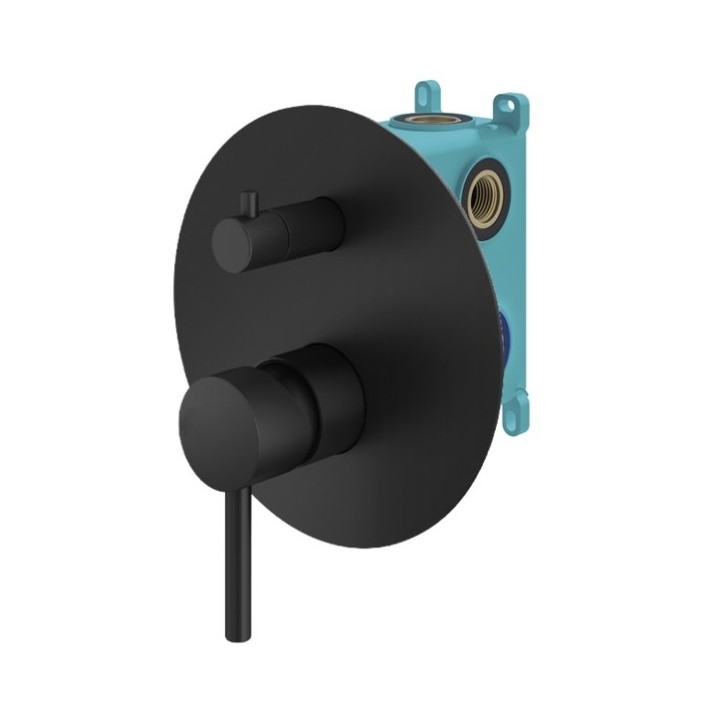 Смеситель Plumberia Selection IXO черный матовый, KIT1901NO