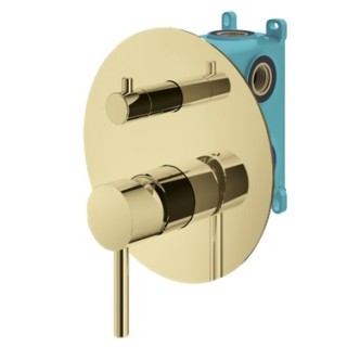 Plumberia Selection IXO Смеситель для душа на 2-3 выхода золото 24К