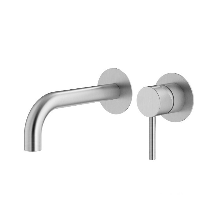 Смеситель для раковины Plumberia IXO - хром брашированный, KITXO1135CS250